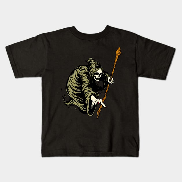 Evil demon Kids T-Shirt by Spectrum